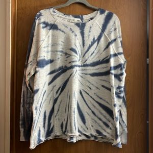 Blue tie dye shirt, size 1X